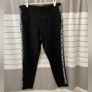 Calvin Klein Black Performance Stretch Pants